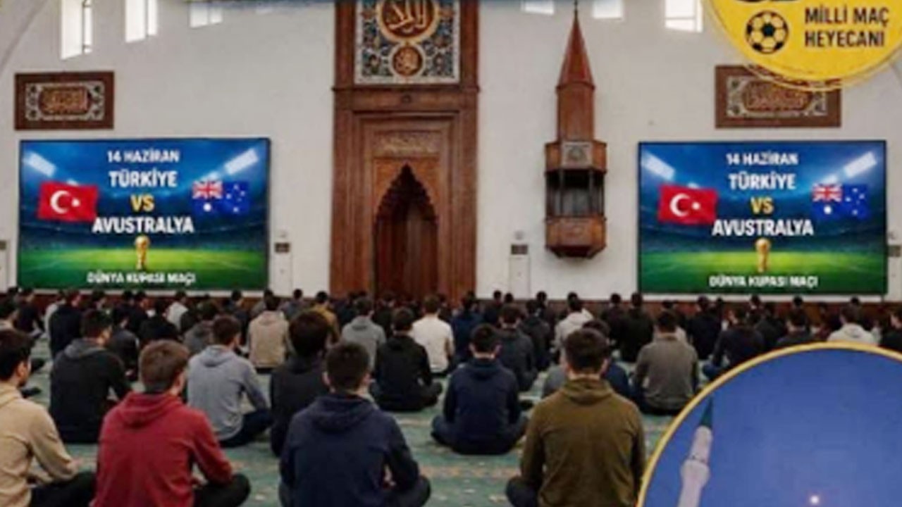 Karar müftülükten döndü! Camide tartışma çıkaran futbol etkinliği...