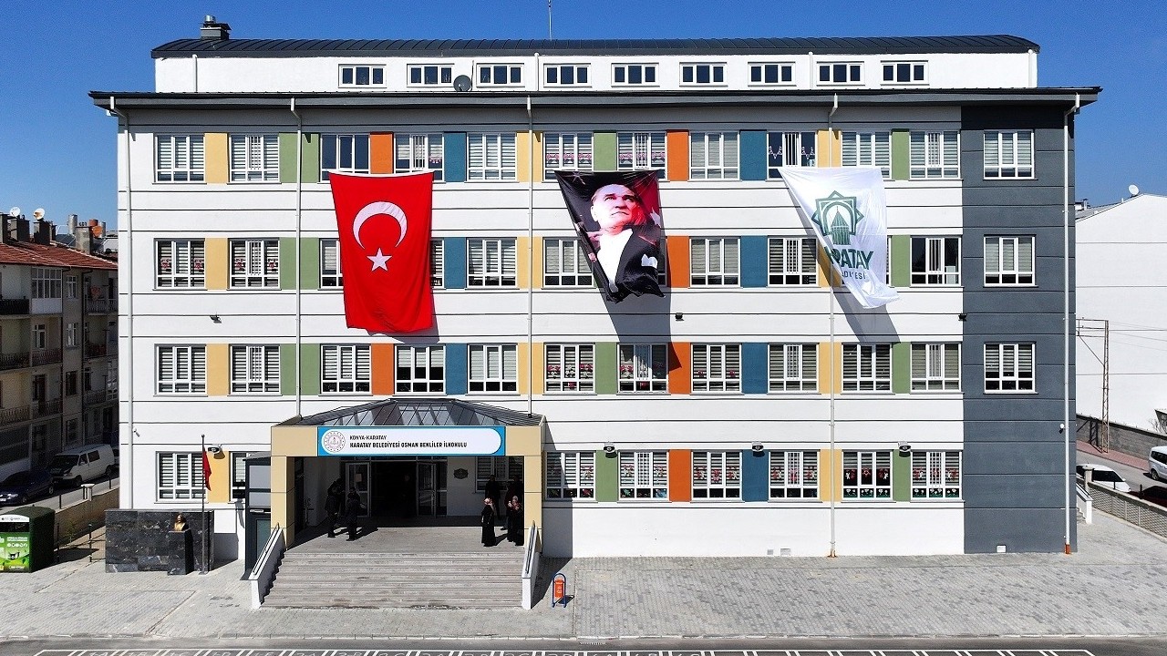 Karatay Belediyesi Osman Benliler İlkokulu resmi törenle açıldı