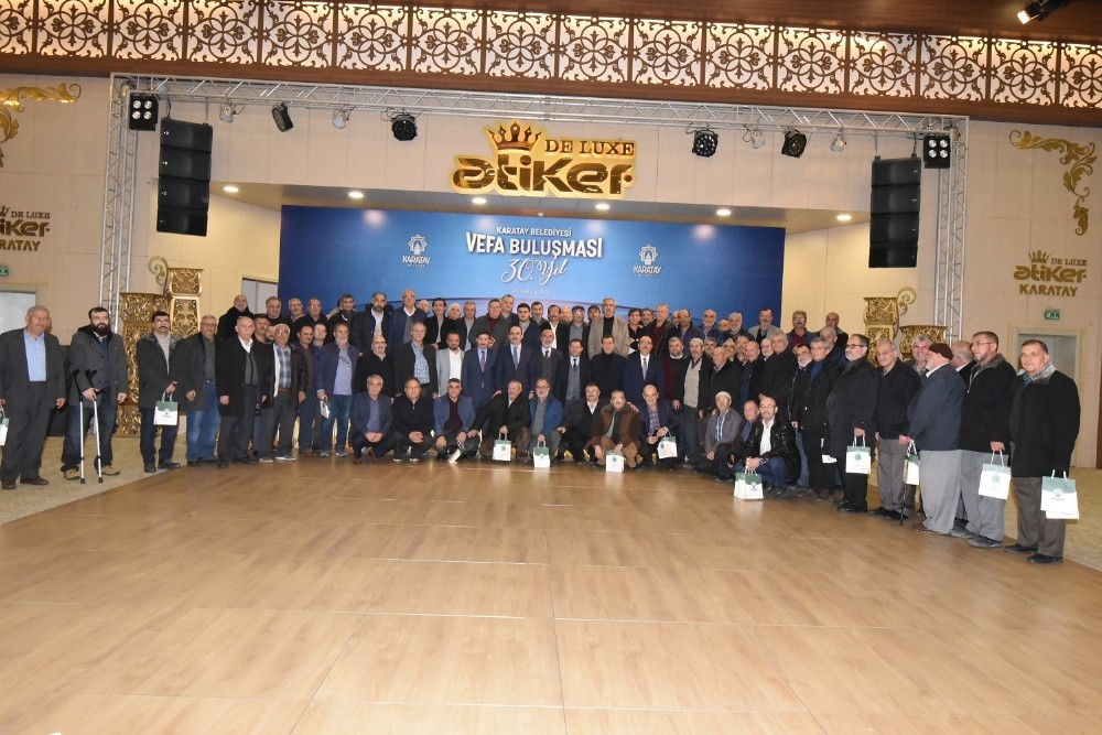 Karatay Belediyesinden emekli personeline vefa 