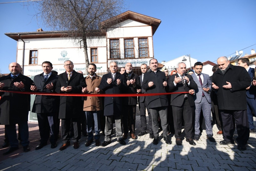 Karatay Kent Konseyi hizmet binası açıldı 