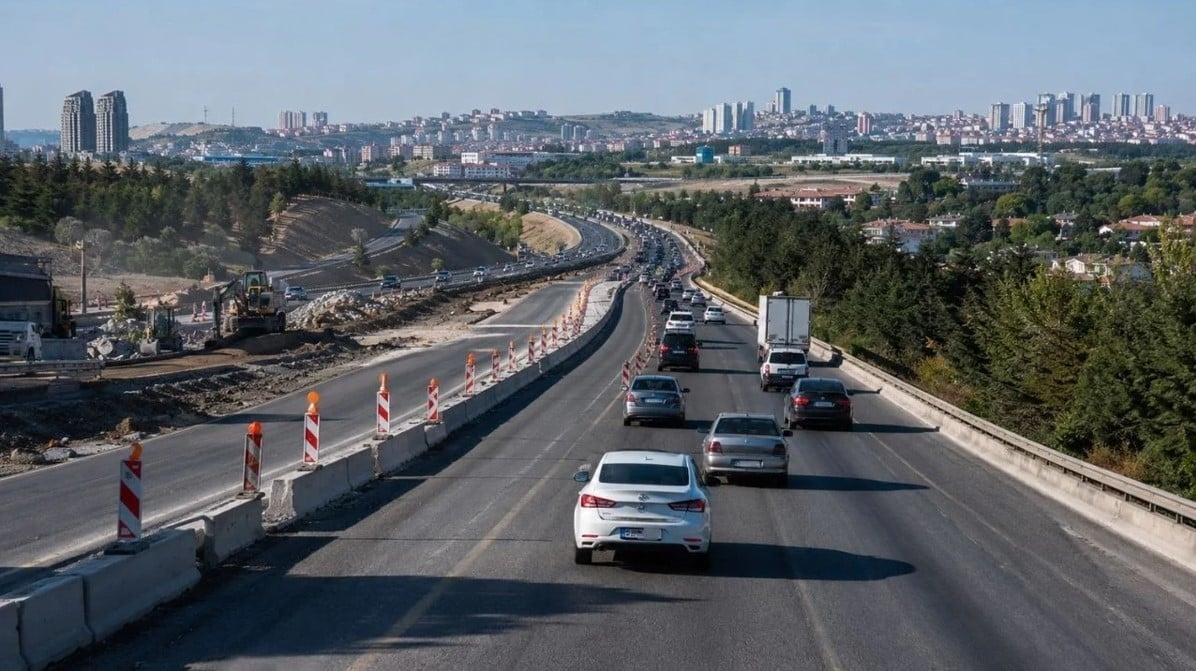 Karayolları duyurdu: Ankara Çevre Otoyolunun Eskişehir istikameti trafiğe kapatıldı