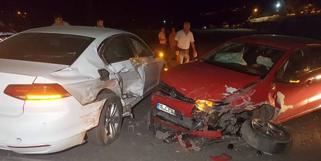 Karayolundaki ihmal kazaya neden oldu!