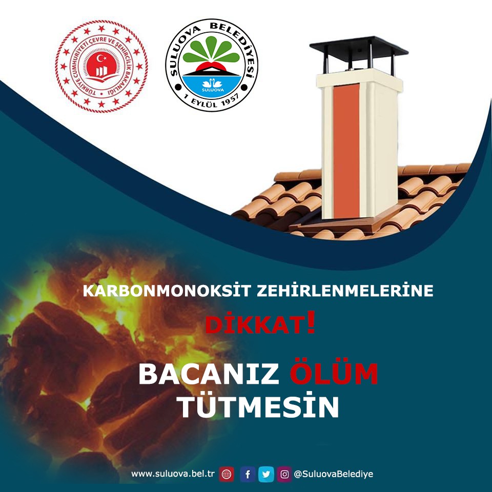 Karbonmonoksit zehirlenmelerine dikkat 
