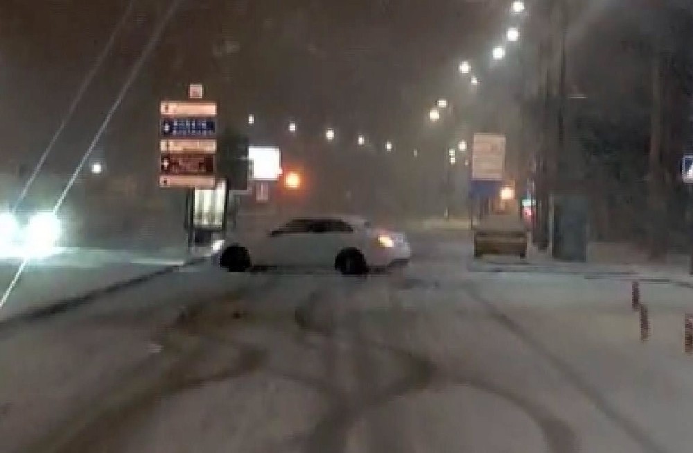 Karda drift pahalıya patladı 