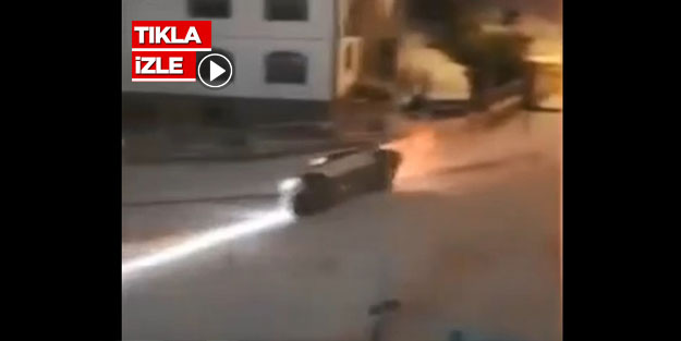 Karda kayıp takla attı! Faciadan dönüldü