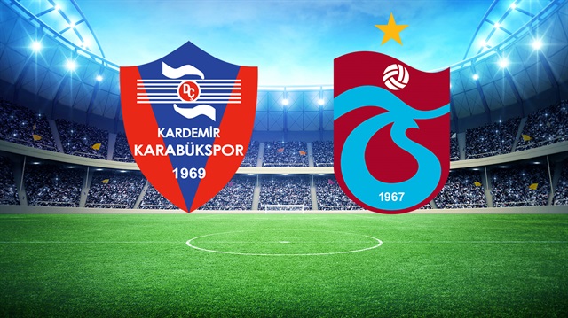 Kardemir Karabükspor-Trabzonspor ilk 11'ler belli oldu