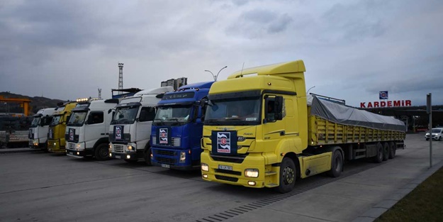 KARDEMİR'den deprem bölgesine konteyner desteği