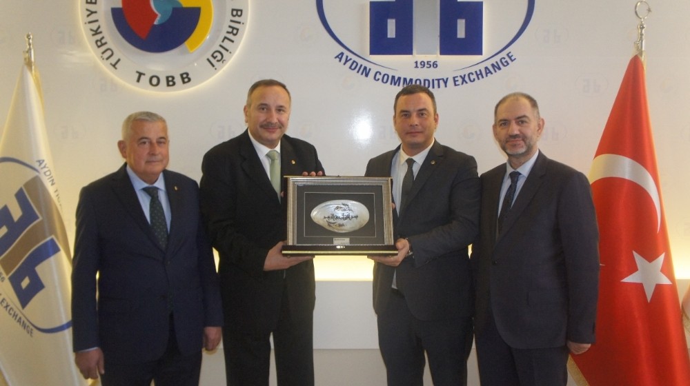 Kardeş borsalar İstanbul ve Alaşehir Ticaret Borsası’ndan Aydın Ticaret Borsası’na ziyaret 