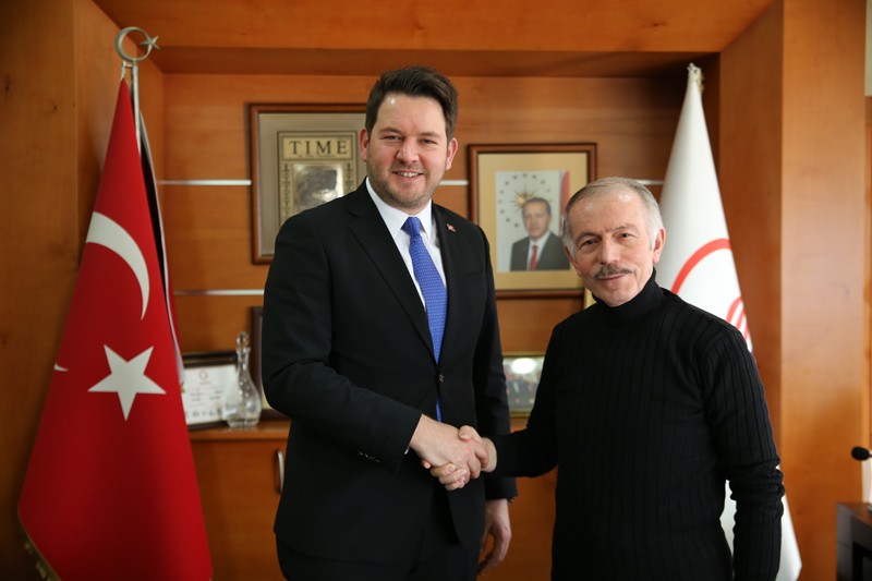 Kardeş şehrin başkanından Başkan Aydıner’e ziyaret 