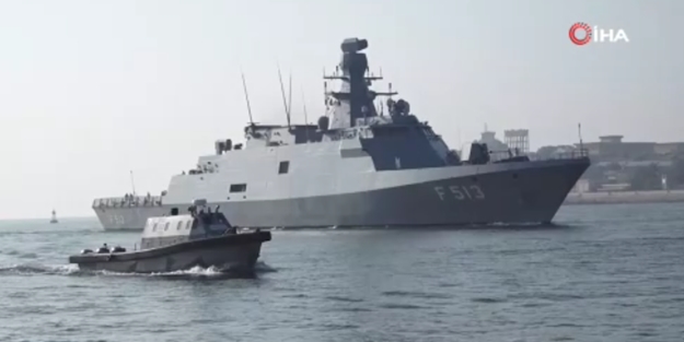 Kardeş ülke duyurdu: Türk savaş gemisi bölgeye ulaştı