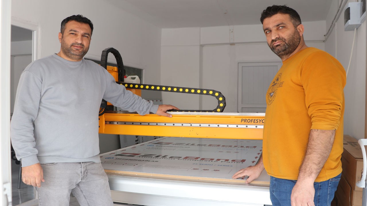 Kardeşler kendi atölyelerini kurdu! KOSGEB desteğiyle hayalleri gerçek oldu