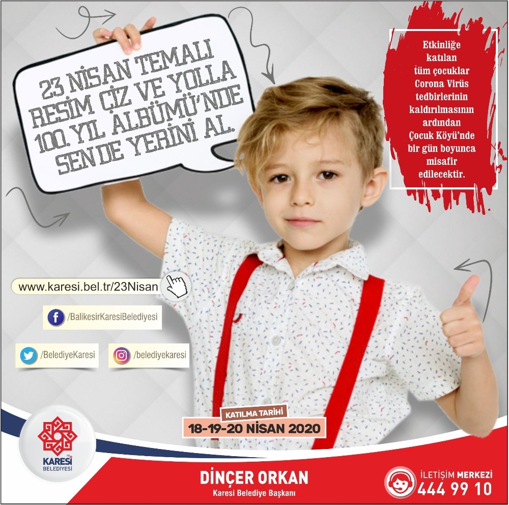 Karesi’den çocuk resimler yarışması 