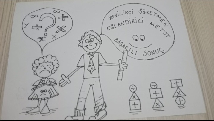 Karikatür ile Matematik Yan Yana Gelir mi? Gelirse Ne olur?