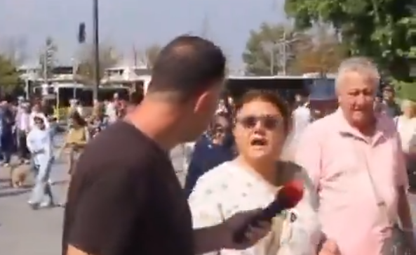 Karısı muhalif kocasını susturdu! Açlık edebiyatı yapan İmamoğlu destekçisi rezil oldu