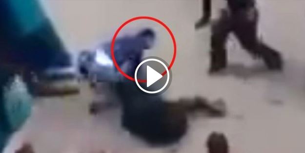 Karısının boğazını kesmek isteyen adama linç!