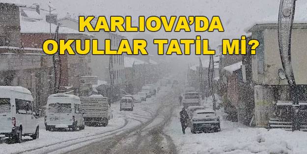 Karlıova’da okullar tatil mi? Karlıova yarın okul var mı tatil mi?