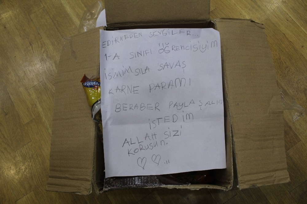 Karne harçlığını Elazığ’a gönderdi 