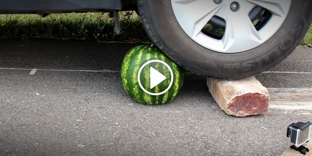 Karpuzun üzerinden otomobil geçerse...