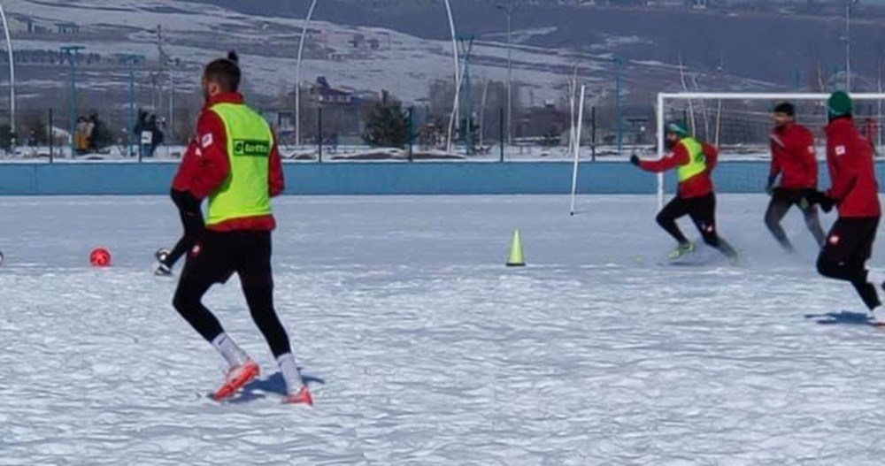 Kars 36 Spor Hoçvan Spor karşılaşması hazırlıklarını sürdürüyor 