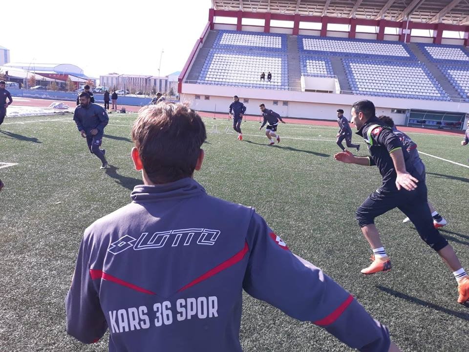 Kars 36 Spor Kağızman Gençler Birliği karşılaşmasına hazır 