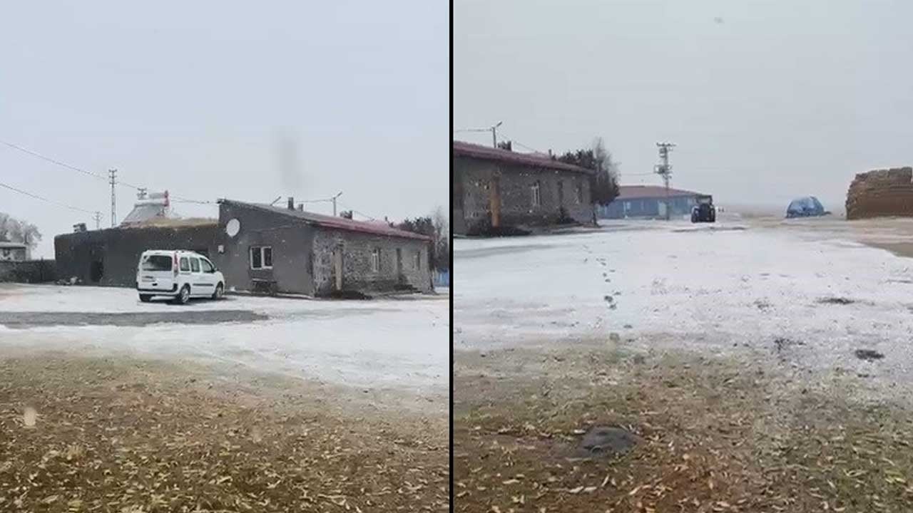 Kars da beyaza büründü