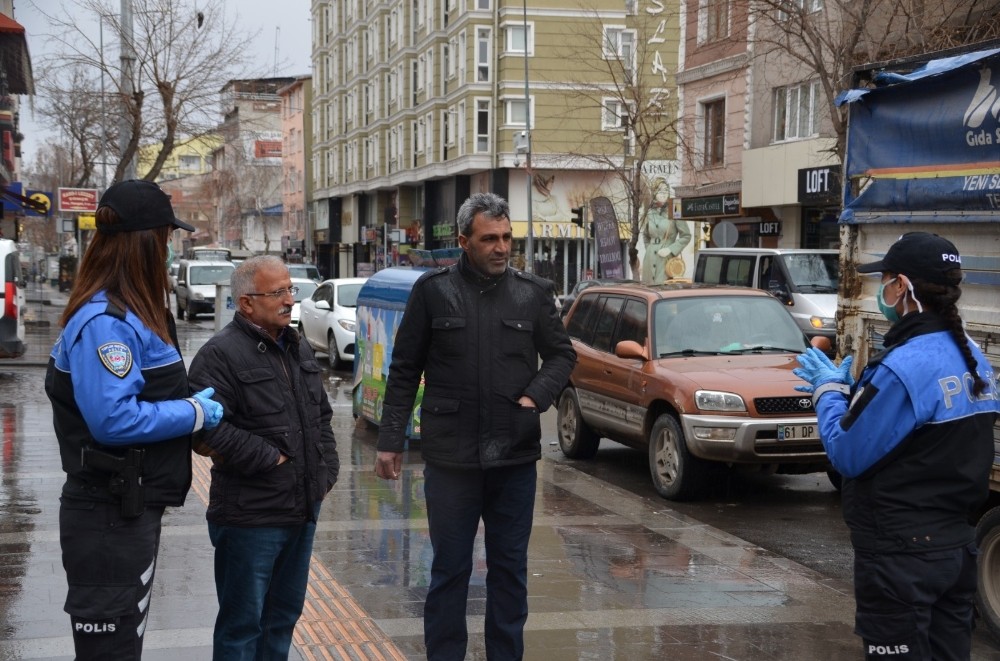 Kars Emniyet Müdürlüğü’nden koronavirüs tedbirleri 