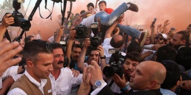 Karşılamaya damga vuran an