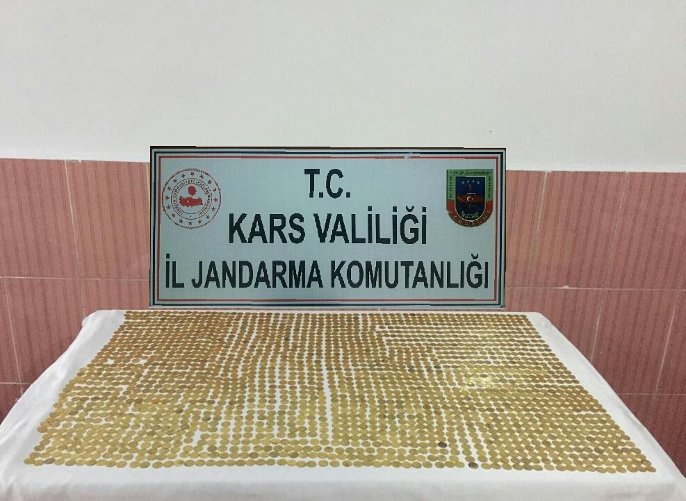 Kars’ta bin 995 adet sikke ele geçirildi 