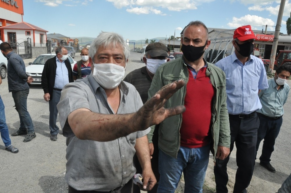 Kars’ta bozuk yollar sanayi esnafını isyan ettirdi 