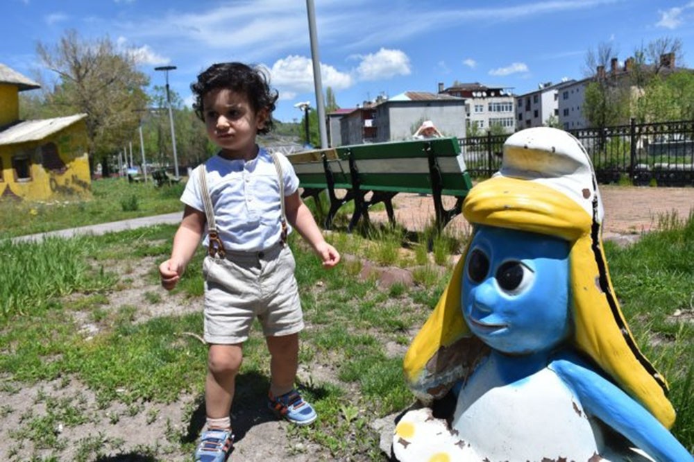 Kars’ta çocuklar gönüllerince eğlendi 