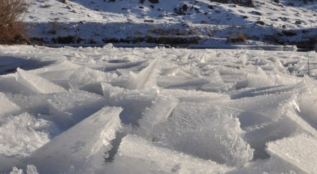 Kars’ta eksi 16 derece olarak ölçüldü