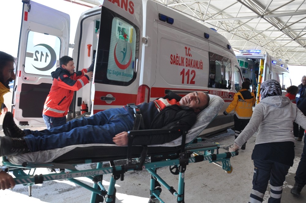 Kars’ta gerçeği aratmayan tatbikat 