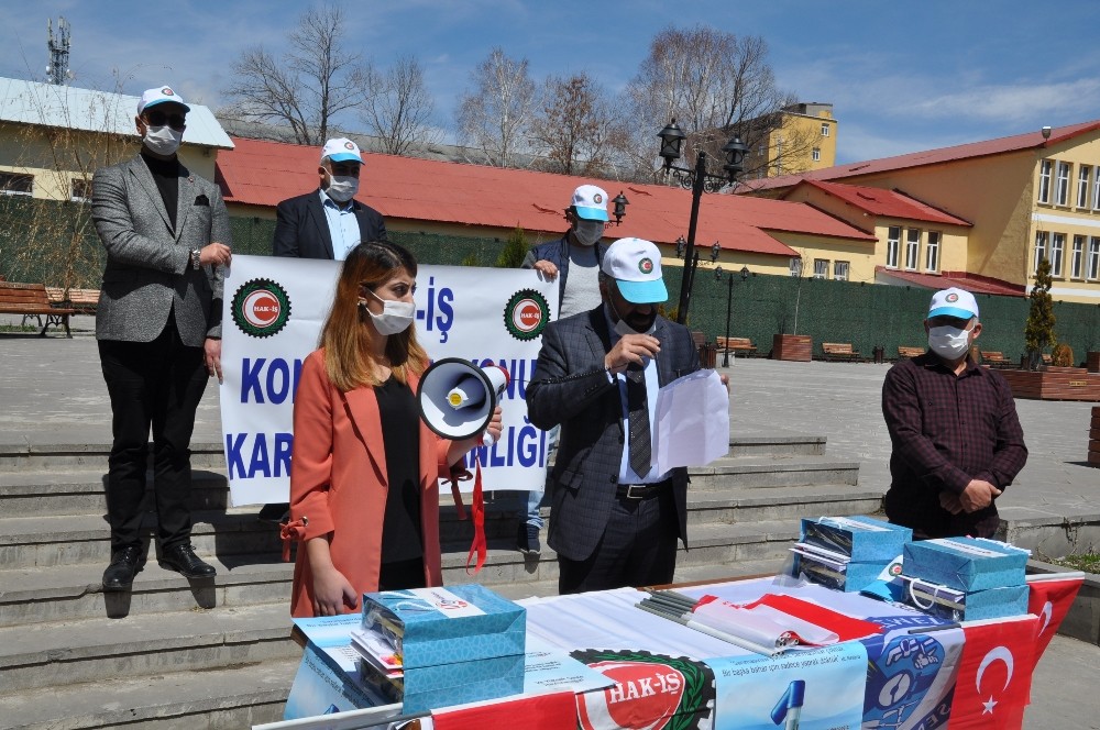 Kars’ta HAK-İŞ’ten 1 Mayıs açıklaması 