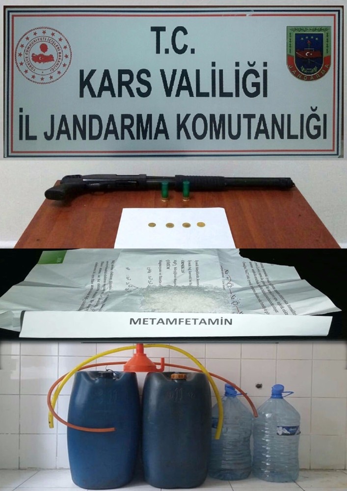 Kars’ta jandarmadan uyuşturucu operasyonu 