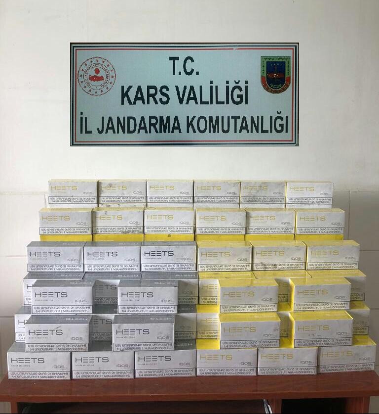 Kars’ta kaçak sigara ele geçirildi 