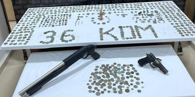 Kars'ta Roma ve Bizans dönemine ait 632 eser ele geçirildi