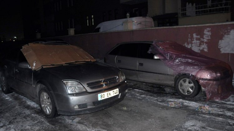 Kars'ta şaşırtan görüntü! Halıyla...