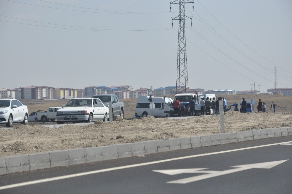 Kars’ta trafik kazası: 2 yaralı 