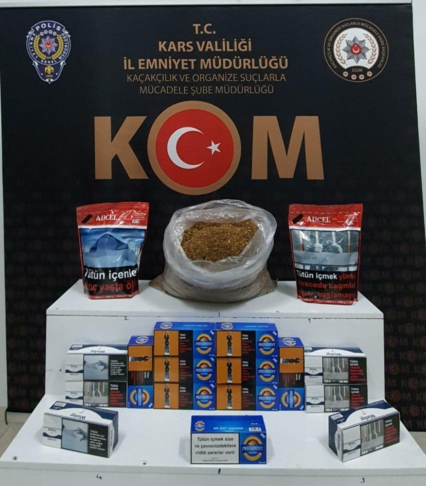 Kars’ta uyuşturucu tacirlerine darbe 