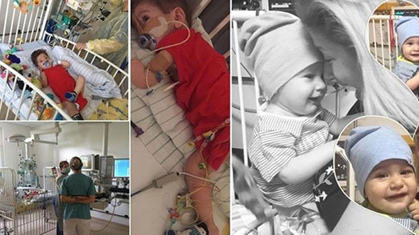 Kartal bebeğe kalp nakli için gereken para toplandı