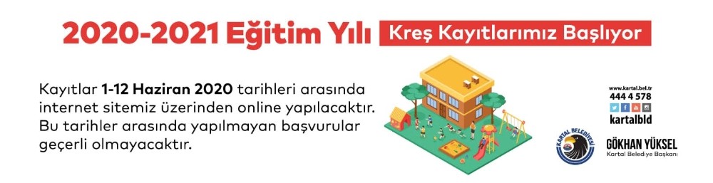 Kartal Belediyesi kreş kayıtları, haziranda başlıyor 
