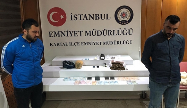 Kartal'da narkotik operasyon