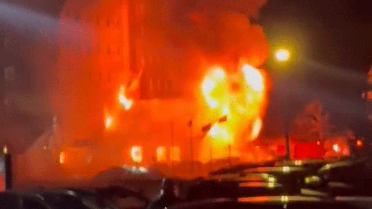 Kartalkaya Kayak Merkezi'nde korkutan yangın! Tatilciler panik yaşadı