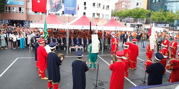 Kartaltepe Ortaokulu açılışında renkli görüntüler