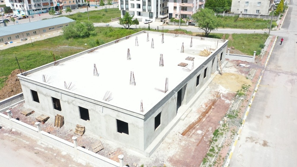 Kartepe taziye evi inşaatında sona gelindi 