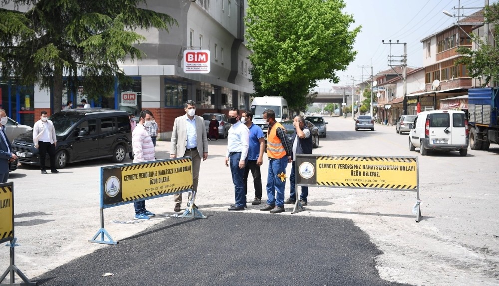 Kartepe yolarına yaz bakımı 