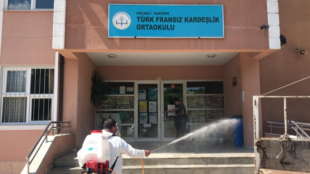 Kartepe’de okullar sınava hazırlandı 
