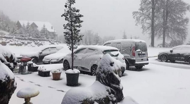Kartepe’ye senenin ilk karı düştü