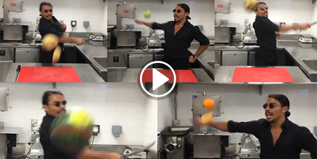 Nusret'ten tepki çeken hareket: Nimetle oyun olmaz!