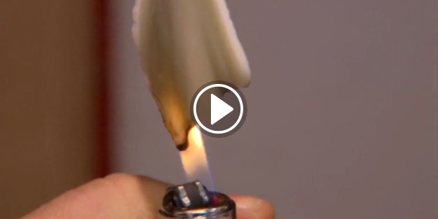 Kaşar peynirinde hile! Çıra gibi yandı!